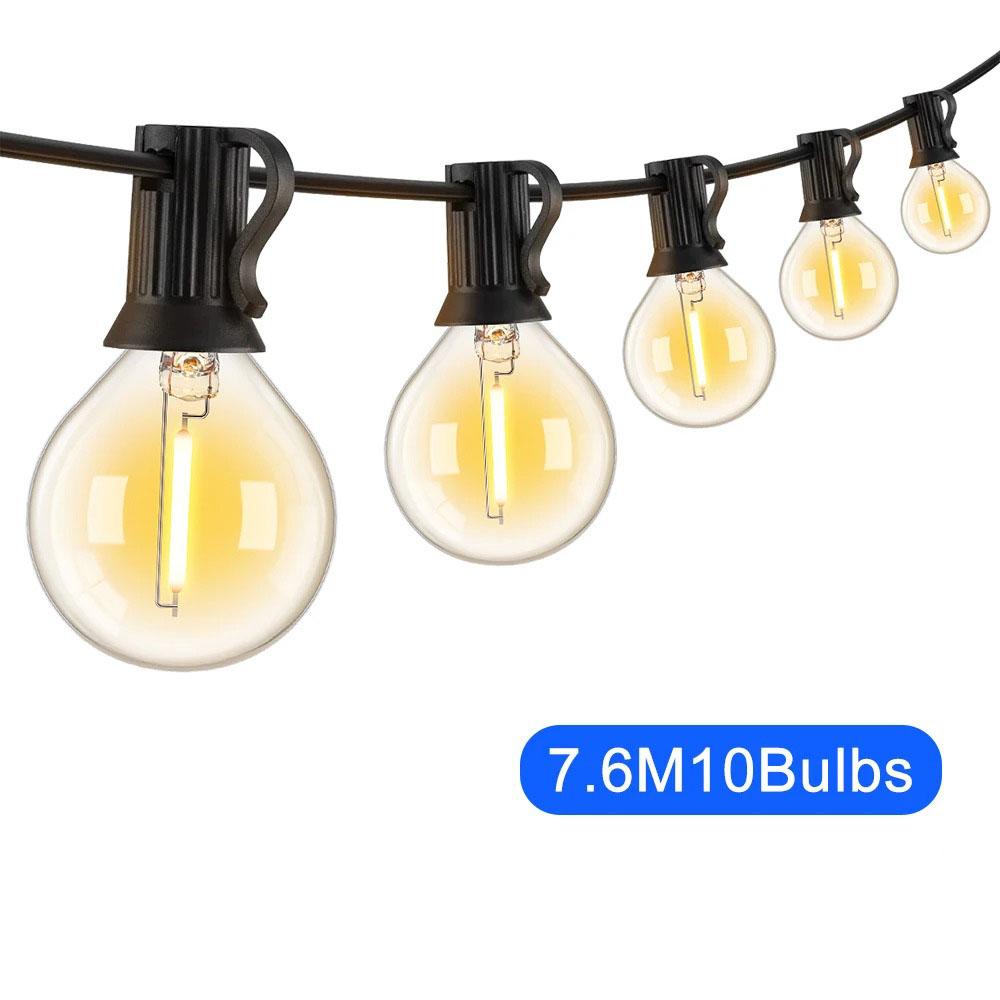G40 Небьющиеся шарообразные лампочки Вилка ЕС Уличная светодиодная гирлянда Дворовые огни Водонепроницаемый Теплый свет Декор сада и заднего двора EU Plug
G40 Небьющиеся шарообразные лампочки Вилка ЕС Уличная светодиодная гирлянда Дворовые огни Водонепроницаемый Теплый свет Декор сада и заднего двора EU Plug