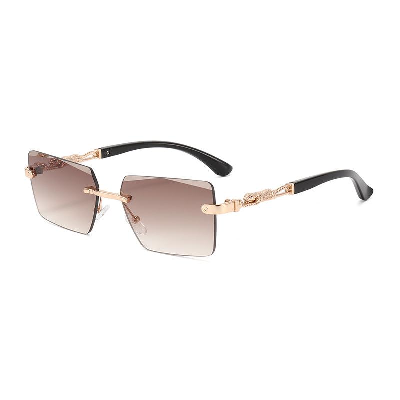 Retro Cutting Edge Personalized Oval Women Sunglasses Fashion Brand Designer Rimless Gradient Lens Shades UV400 Men Sun Glasses кавовий
Retro Cutting Edge Personalized Oval Women Sunglasses Fashion Brand Designer Rimless Gradient Lens Shades UV400 Men Sun Glasses кавовий