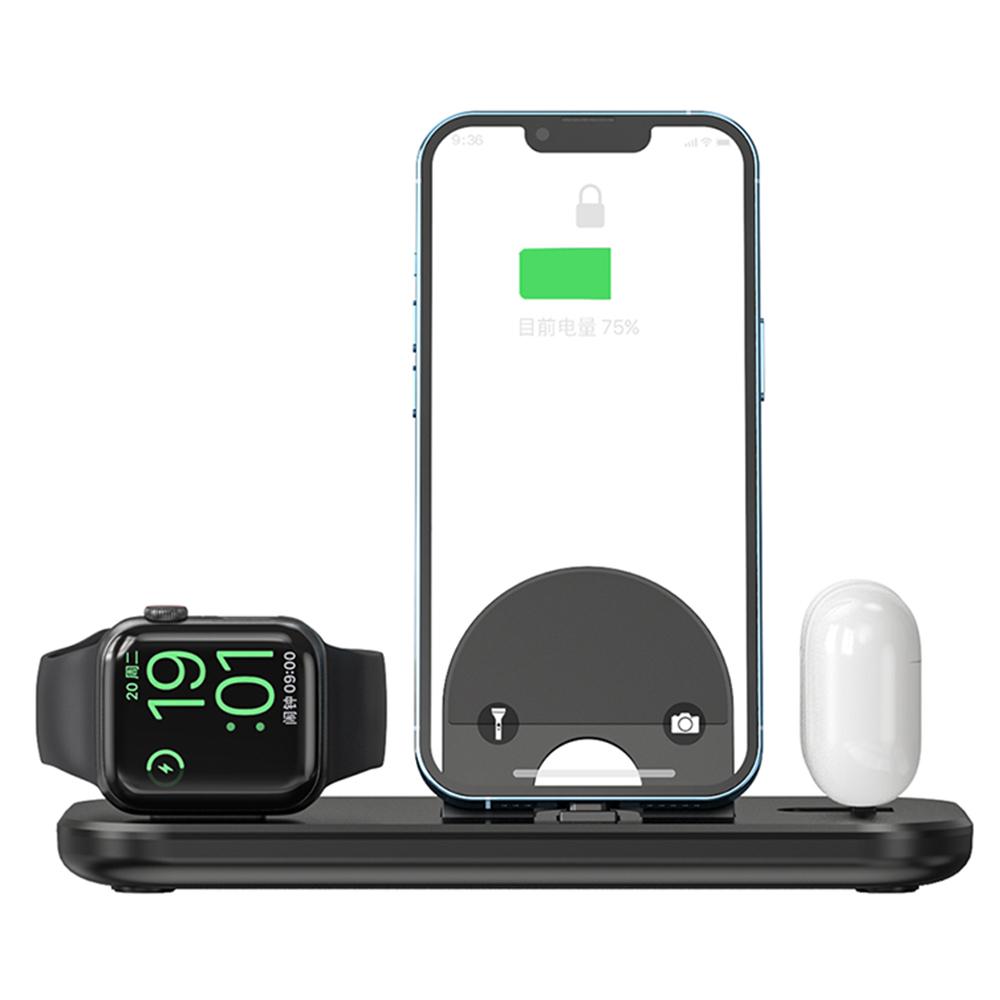 A32 3-in-1 Foldable Charging Station with Ip Connector for Iphone/Apple Watch/Airpods Black
A32 3-in-1 Foldable Charging Station with Ip Connector for Iphone/Apple Watch/Airpods Black