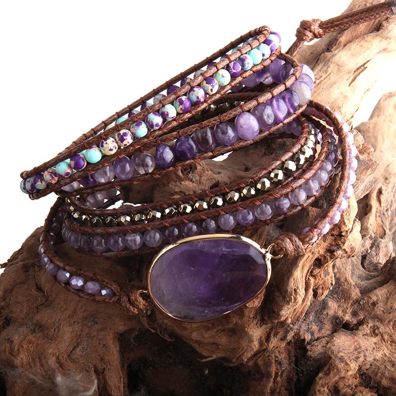 RH Fashion Handma Bohemian Jewelry Boho Браслет из смешанных натуральных камней с подвесками 5 прядей Браслеты-обертки Подарки Прямая поставка 85cm
RH Fashion Handma Bohemian Jewelry Boho Браслет из смешанных натуральных камней с подвесками 5 прядей Браслеты-обертки Подарки Прямая поставка 85cm