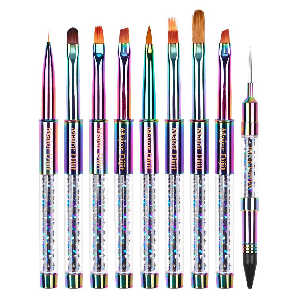Rhinestone Handle Manicure Tool Acrylic Drawing Pen UV Gel Brush Nail Painting Brush Nail Brush 01
Rhinestone Handle Manicure Tool Acrylic Drawing Pen UV Gel Brush Nail Painting Brush Nail Brush 01