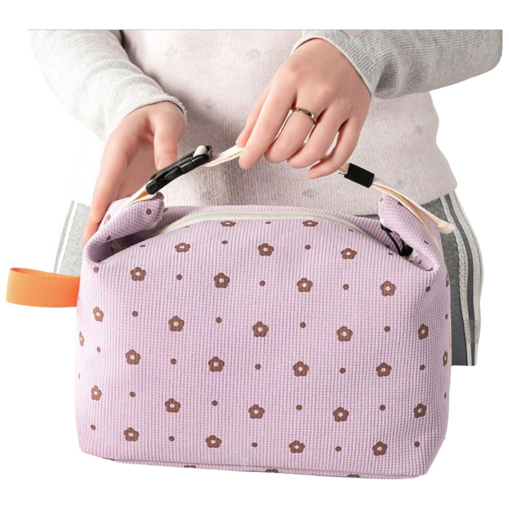 Waterproof Floral Corduroy Lunch Bag Interior Pockets Picnic Bag Printed Food Handbag Hiking Style 4
Waterproof Floral Corduroy Lunch Bag Interior Pockets Picnic Bag Printed Food Handbag Hiking Style 4