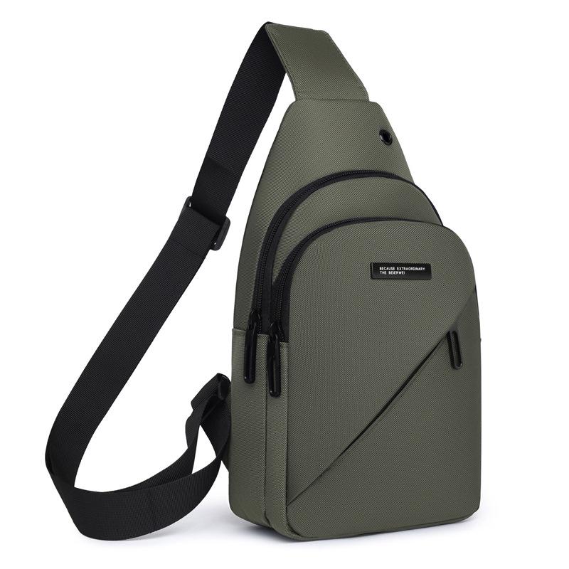 Men s Black Canvas Crossbody Chest Bag - Sports Casual Single Shoulder Backpack
Men s Black Canvas Crossbody Chest Bag - Sports Casual Single Shoulder Backpack