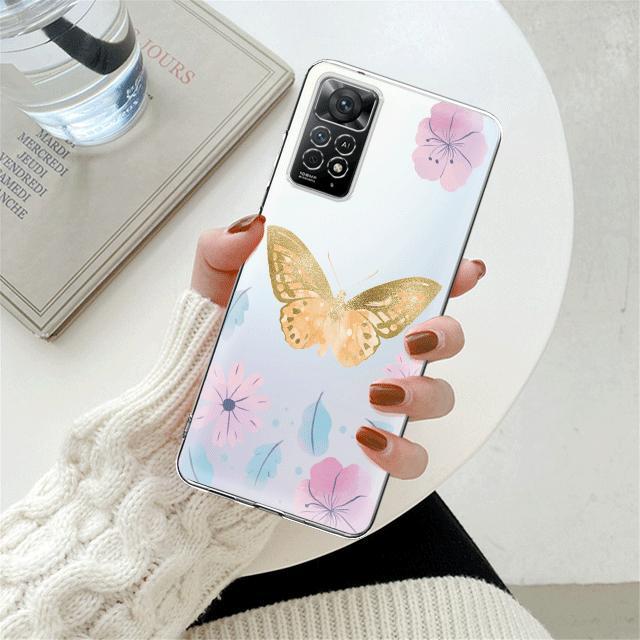 Прозрачный чехол для телефона с цветком и бабочкой для Xiaomi Redmi Note 12 7 8 9 8t 11t 8 10 Pro 9s 10s 11 11s для Mi 9a 9 9c 9t 10 10c K40 Redmi K40
Прозрачный чехол для телефона с цветком и бабочкой для Xiaomi Redmi Note 12 7 8 9 8t 11t 8 10 Pro 9s 10s 11 11s для Mi 9a 9 9c 9t 10 10c K40 Redmi K40