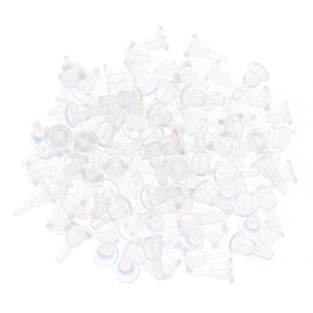 100pcs Silicone Earring Backs 10x6mm Clear Earring Backs Secure Pads for Studs Hook Earrings
100pcs Silicone Earring Backs 10x6mm Clear Earring Backs Secure Pads for Studs Hook Earrings