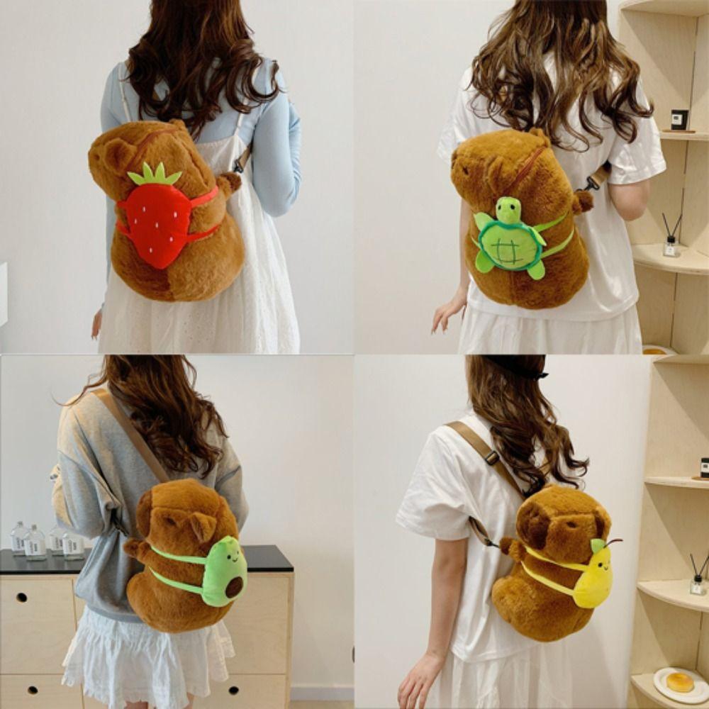 Мультяшная сумка Capibala Crossbody Bag Смешная сумка-тоут Новый плюшевый рюкзак Capybara
Мультяшная сумка Capibala Crossbody Bag Смешная сумка-тоут Новый плюшевый рюкзак Capybara