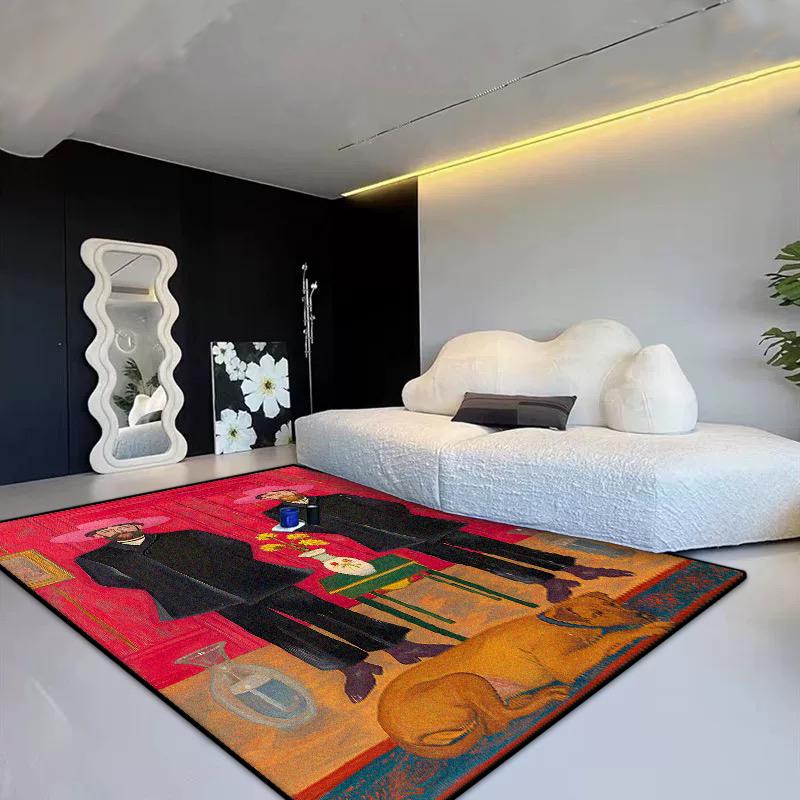 Pop Art Style Carpet for Living Room Abstract Decoration Home Sofa Fluffy Plush Rug Bedroom Lounge Non-slip Floor Mat Foldable 60*90cm
Pop Art Style Carpet for Living Room Abstract Decoration Home Sofa Fluffy Plush Rug Bedroom Lounge Non-slip Floor Mat Foldable 60*90cm