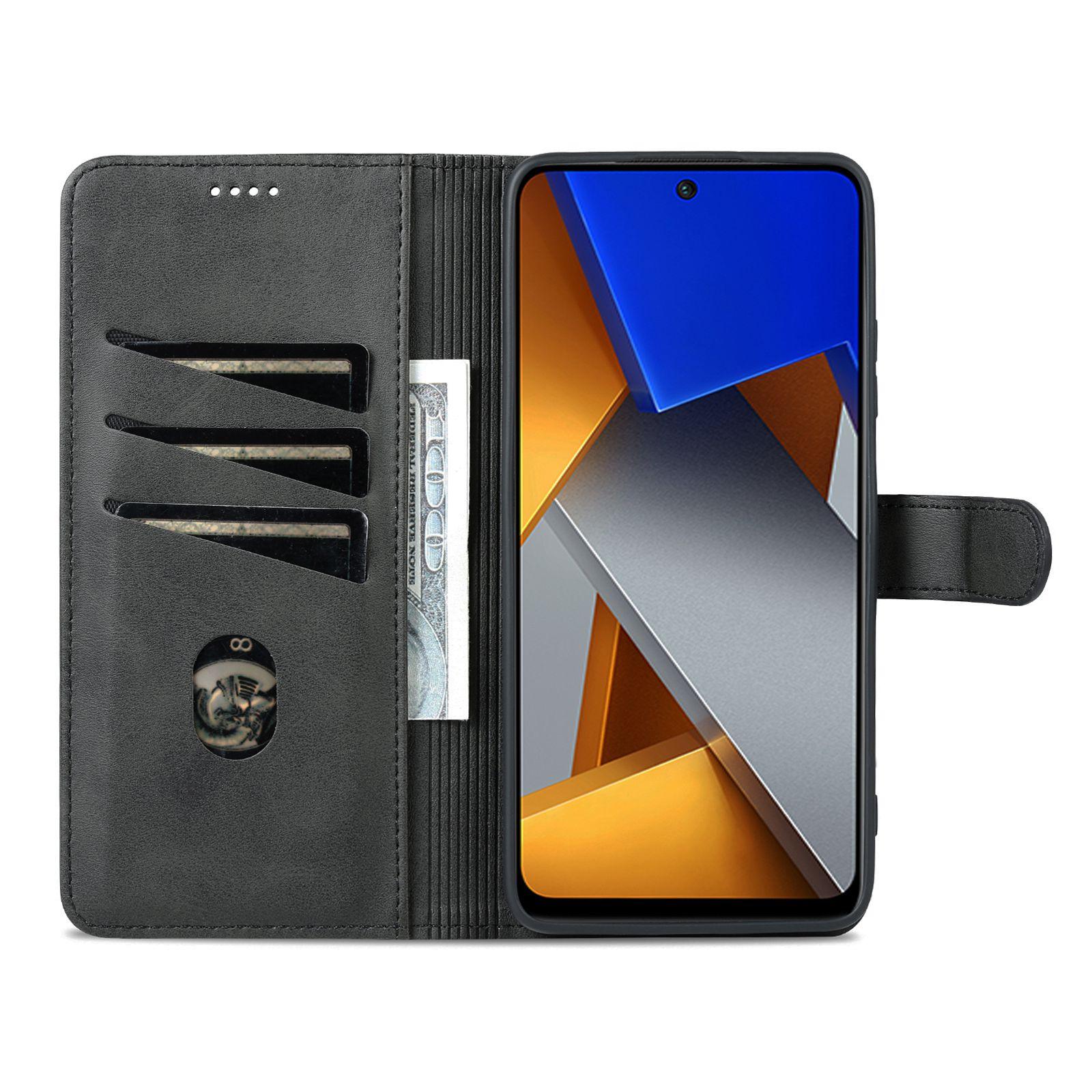 AZNS For Xiaomi Poco X4 Pro 5G PU Leather Wallet Flip Case Shockproof TPU Inner Shell Folio Stand View Bookstyle Cover Black
AZNS For Xiaomi Poco X4 Pro 5G PU Leather Wallet Flip Case Shockproof TPU Inner Shell Folio Stand View Bookstyle Cover Black