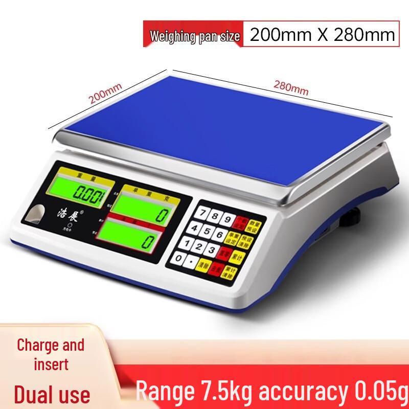 Haozhan 7.5kg 0.05g Electronic Counting Platform Scale
Haozhan 7.5kg 0.05g Electronic Counting Platform Scale