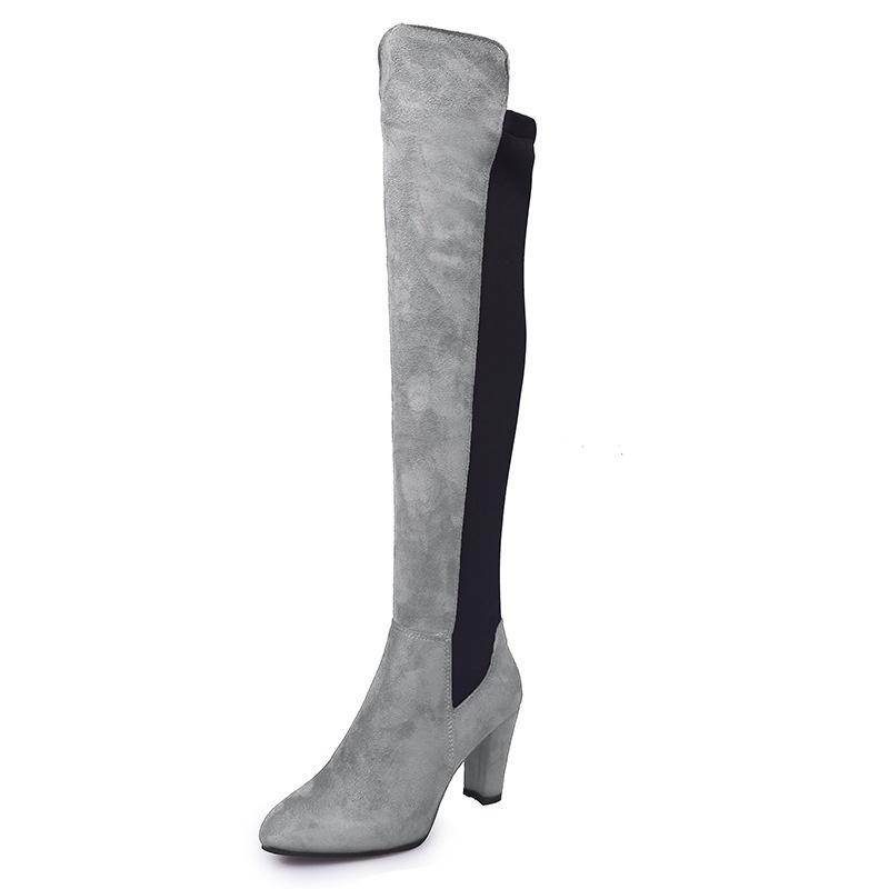 Women Autumn and Winter Over Knee Boots Fashion High Heels Boots Suede Long Boots 40 сірий
Women Autumn and Winter Over Knee Boots Fashion High Heels Boots Suede Long Boots 40 сірий