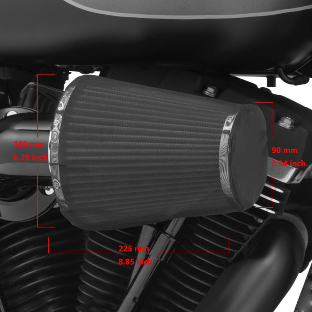 Motorcycle Air Filter Heavy Breather Rain Sock Black Protective Cover For Harley Air Cleaner Kits XL 1200 Touring Softail Dyna чорний
Motorcycle Air Filter Heavy Breather Rain Sock Black Protective Cover For Harley Air Cleaner Kits XL 1200 Touring Softail Dyna чорний