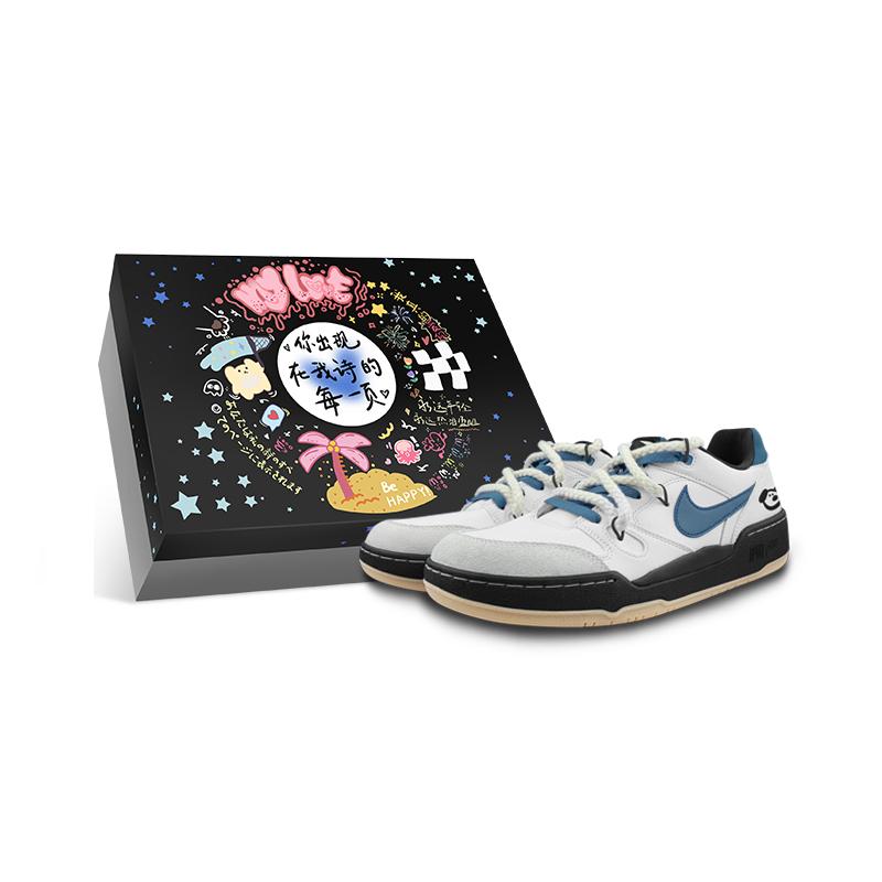 Nike Full Force Low top Skateboard Shoes Men s Black White Blue HJ7262-100(Team1265-BOX) 44.5
Nike Full Force Low top Skateboard Shoes Men s Black White Blue HJ7262-100(Team1265-BOX) 44.5