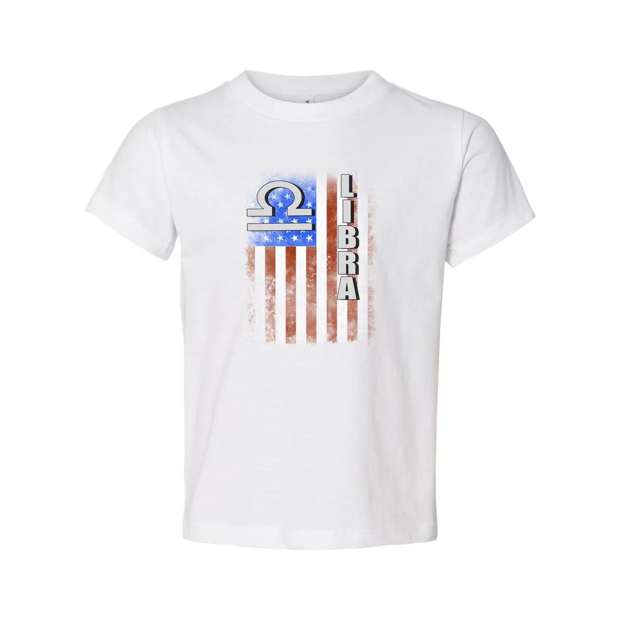 Libra Zodiac Graphic Tee With American Flag Design For Unisex Short Sleeve Shirt 2XL
Libra Zodiac Graphic Tee With American Flag Design For Unisex Short Sleeve Shirt 2XL