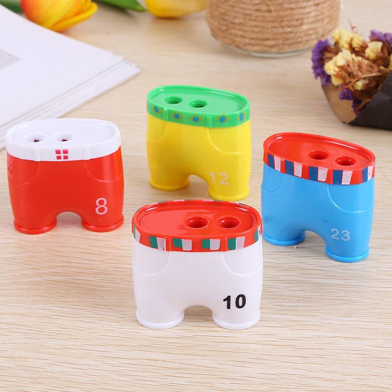 4 Piece Pencil Sharpener Creative Double Hole Pants Stationery Cartoon Office Supplies Gift Kawaii School Accessories
4 Piece Pencil Sharpener Creative Double Hole Pants Stationery Cartoon Office Supplies Gift Kawaii School Accessories