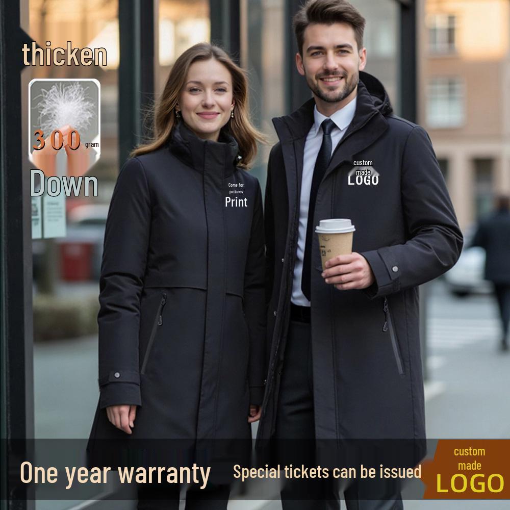 Unisex Mid-Length Down Jacket with Customizable Company Logo 5XL чорний
Unisex Mid-Length Down Jacket with Customizable Company Logo 5XL чорний