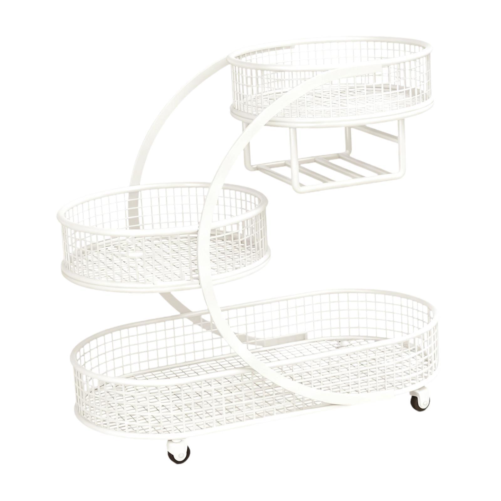 Fruit Basket Bread Storage Basket Stand 3 Tier Sturdy Decorative Vegetable Holder Fruit Bowl for Living Room Kitchen Counter белый
Fruit Basket Bread Storage Basket Stand 3 Tier Sturdy Decorative Vegetable Holder Fruit Bowl for Living Room Kitchen Counter белый