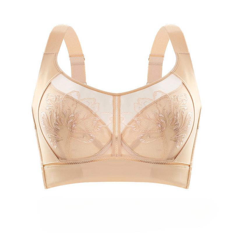Вышитый кружевной регулируемый бюстгальтер с полной чашкой, мягкой косточкой, предотвращающий провисание, бюстгальтер с маленькой чашкой для большой груди 95D абрикосовый
Вышитый кружевной регулируемый бюстгальтер с полной чашкой, мягкой косточкой, предотвращающий провисание, бюстгальтер с маленькой чашкой для большой груди 95D абрикосовый