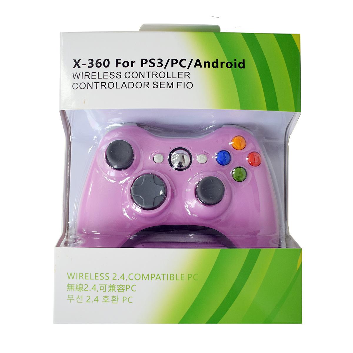 Бездротовий контролер, сумісний із Xbox 360, 2,4 ГГц, геймпад, джойстик, бездротовий контролер із Xbox 360 і ПК Windows 7,8,10,11 із приймачем Package:16.7*11.7*7.2cm рожевий
Бездротовий контролер, сумісний із Xbox 360, 2,4 ГГц, геймпад, джойстик, бездротовий контролер із Xbox 360 і ПК Windows 7,8,10,11 із приймачем Package:16.7*11.7*7.2cm рожевий