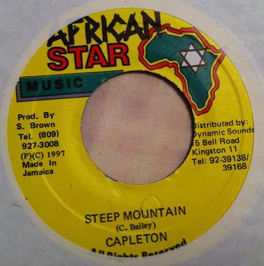 7inch Record CAPLETON - Steep Mountain NONE African Star Mu 1997 Jamaica Reggae, Ska & Dub Used
7inch Record CAPLETON - Steep Mountain NONE African Star Mu 1997 Jamaica Reggae, Ska & Dub Used