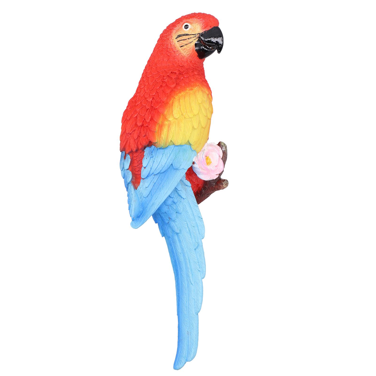 Macaws Wall Sculpture Synthetic Resin Hanging Parrot Statues Gardening Landscape Animal Sculpture
Macaws Wall Sculpture Synthetic Resin Hanging Parrot Statues Gardening Landscape Animal Sculpture