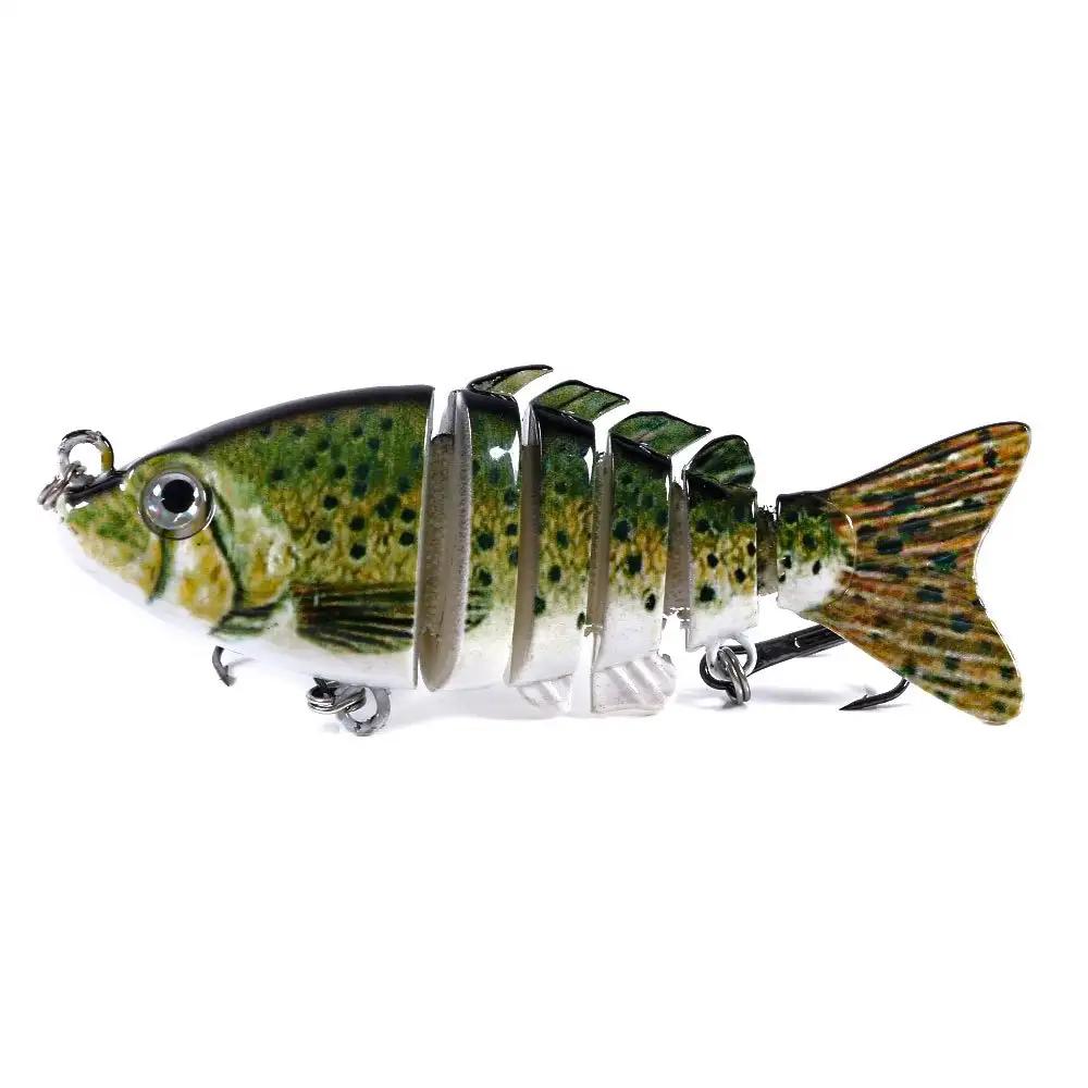 3.15 Inch Fake Fish Bait with 2 Hooks 8cm Hard Swinging Bait for Bass And Pike Highly Reastic 3D Eye Six-Segment Design 1 Piece
3.15 Inch Fake Fish Bait with 2 Hooks 8cm Hard Swinging Bait for Bass And Pike Highly Reastic 3D Eye Six-Segment Design 1 Piece
