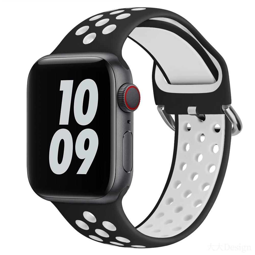 Sport Silicone Strap for Apple Watch 11 10 46mm 42mm 9 8 7 45mm 41mm Bracelet Band iWatch Ultra 3 2 49mm 6 5 4 SE 44mm 40mm Belt S11-10 46-44 45 49mm чорний білий колір
Sport Silicone Strap for Apple Watch 11 10 46mm 42mm 9 8 7 45mm 41mm Bracelet Band iWatch Ultra 3 2 49mm 6 5 4 SE 44mm 40mm Belt S11-10 46-44 45 49mm чорний білий колір
