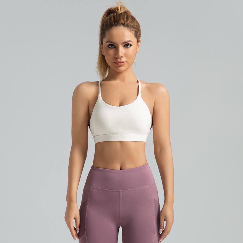 Спортивный бюстгальтер с высокой эластичностью и бретелью через шею, с интегрированной накладкой на грудь для йоги и фитнеса Large
Спортивный бюстгальтер с высокой эластичностью и бретелью через шею, с интегрированной накладкой на грудь для йоги и фитнеса Large