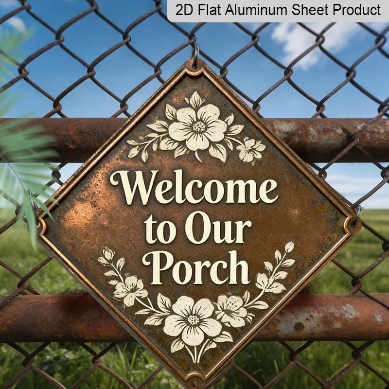 2D Flat, 1pc Vintage Welcome Home Sign - Gift for Sister, Housewarming or Sister-Themed Decoration - Aluminum Metal Wall Plaque Suitable for Front 20*20cm
2D Flat, 1pc Vintage Welcome Home Sign - Gift for Sister, Housewarming or Sister-Themed Decoration - Aluminum Metal Wall Plaque Suitable for Front 20*20cm