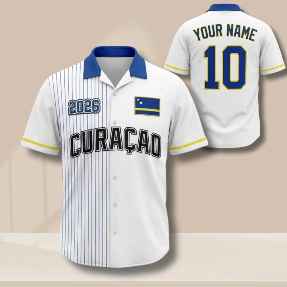 New Curacao Custom Name Number Soccer Jersey Hawaiian Button Up Shirt Football Fan Apparel Personalized Team Wear Clothing 5XL
New Curacao Custom Name Number Soccer Jersey Hawaiian Button Up Shirt Football Fan Apparel Personalized Team Wear Clothing 5XL