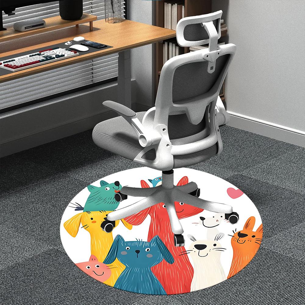 1pc Pet Animal Office Round Area Rug, Indoor Mat Suitable ForOffice, Under Office Chairs Bedroom Living Room Home Decor, Room Deco 111 80cm by 80cm
1pc Pet Animal Office Round Area Rug, Indoor Mat Suitable ForOffice, Under Office Chairs Bedroom Living Room Home Decor, Room Deco 111 80cm by 80cm