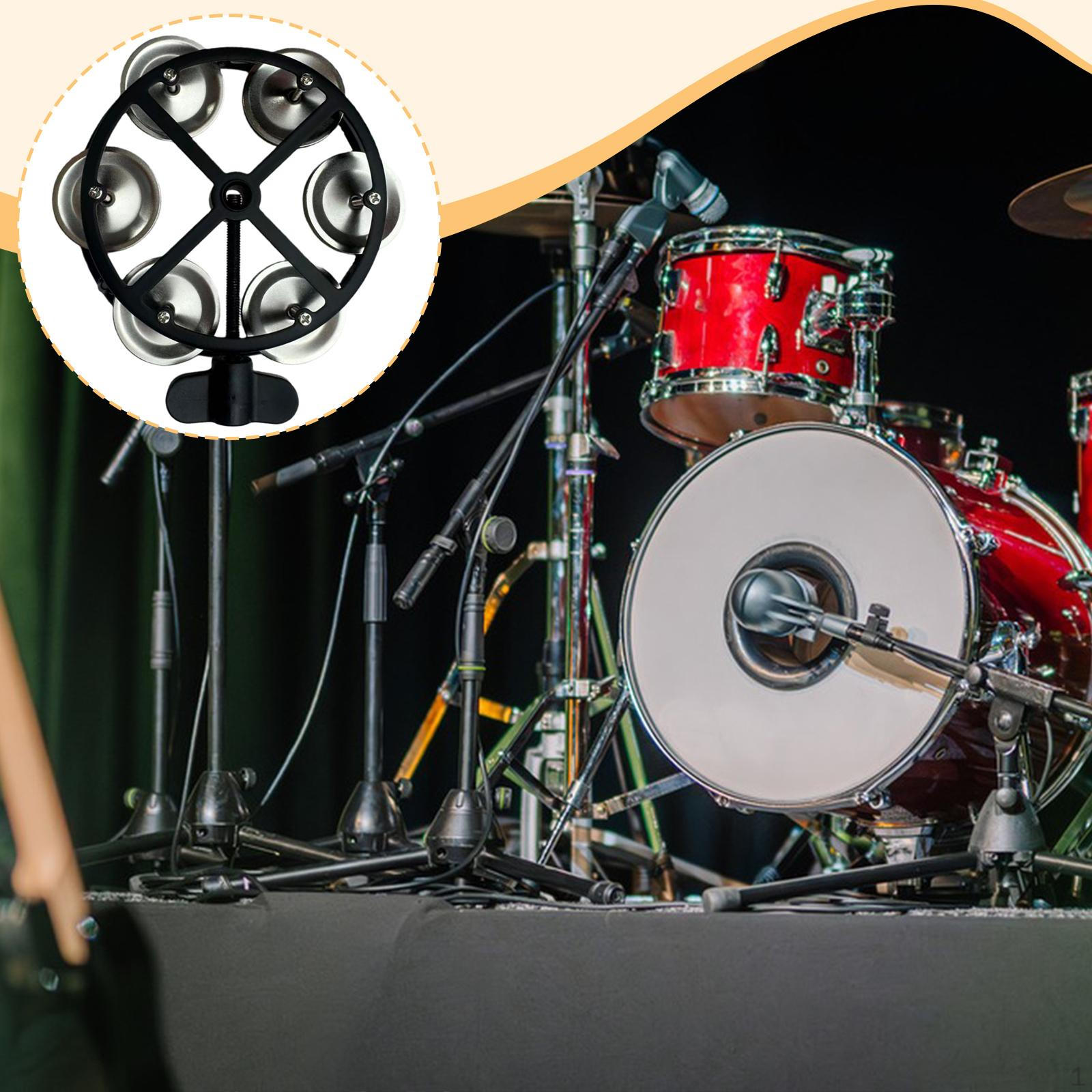 Hi Hat Tambourine Drum Cymbals Diameter 11.5cm Bell with Metal for Concert Ensemble Kids Adults black silver
Hi Hat Tambourine Drum Cymbals Diameter 11.5cm Bell with Metal for Concert Ensemble Kids Adults black silver