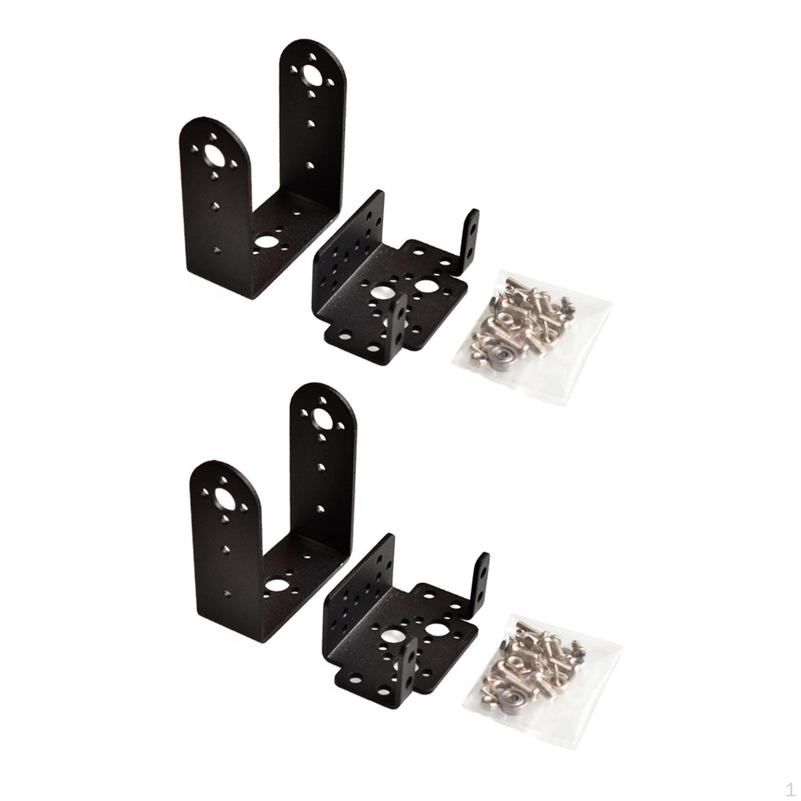 Pan Tilt Servo Mount Bracket Aluminum Alloy with Screw Multifunctional Replacement High Performance
Pan Tilt Servo Mount Bracket Aluminum Alloy with Screw Multifunctional Replacement High Performance