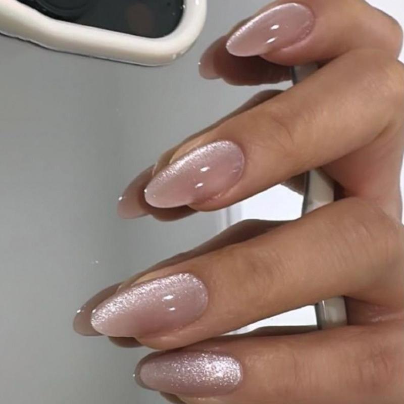 24 шт. Мигдалеподібні Кошаче Око Короткі Накладні Нігті Модні та Прості Наклейки Акрилові Накладні Нігті для Різних Випадків 1
24 шт. Мигдалеподібні Кошаче Око Короткі Накладні Нігті Модні та Прості Наклейки Акрилові Накладні Нігті для Різних Випадків 1