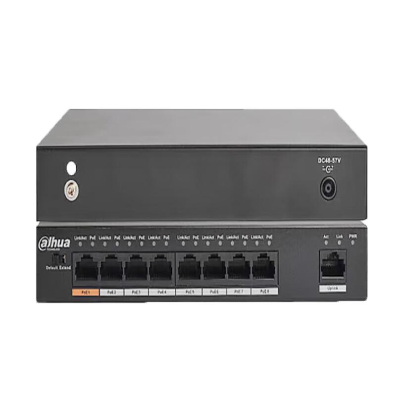Dahua 8-Port Gigabit Industrial PoE Switch CN plug (adapter included)
Dahua 8-Port Gigabit Industrial PoE Switch CN plug (adapter included)