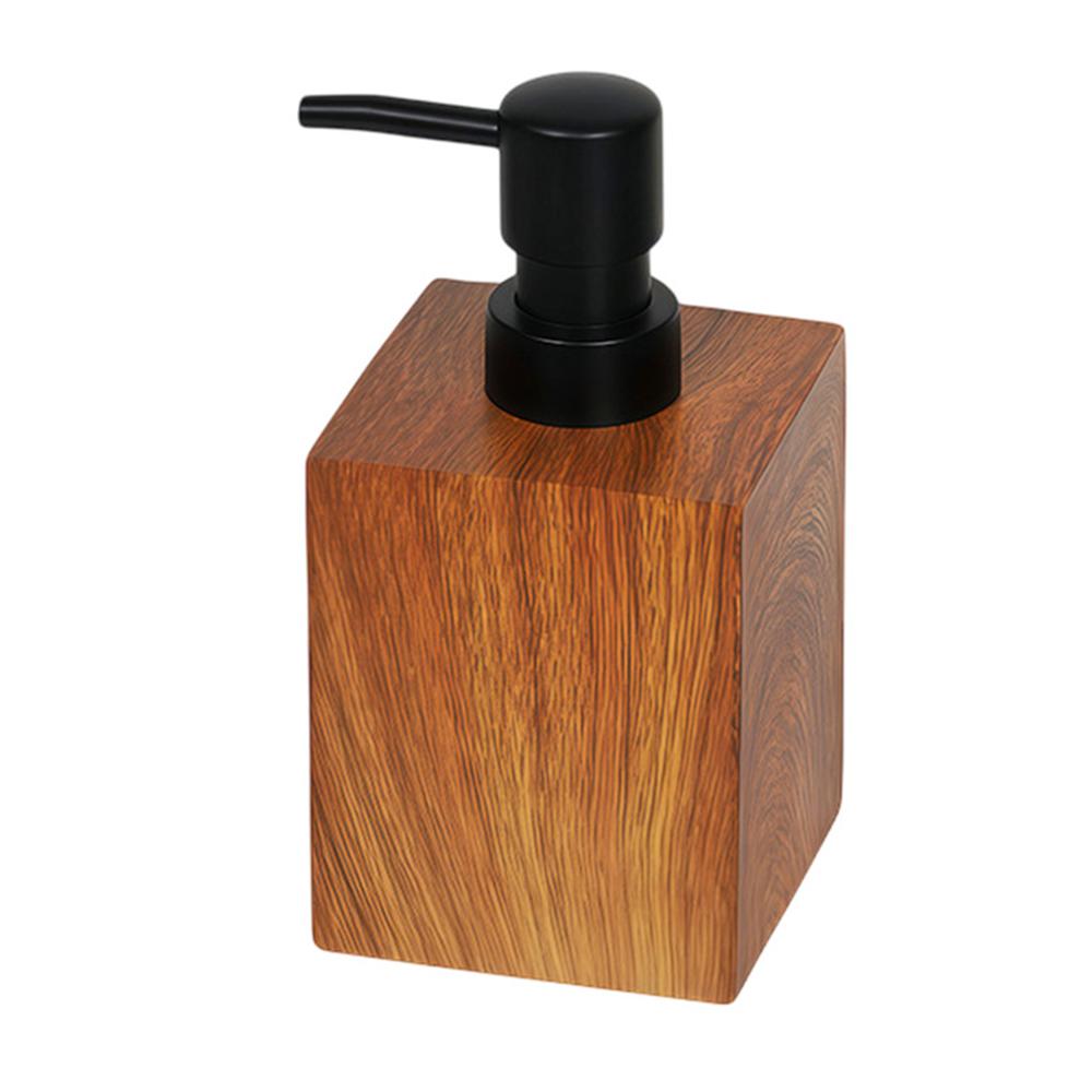 Walnut Wood Texture Bathroom 400ml Resin Pump Bottle for Shampoo Body Wash Hand Soap, Liquid Outlet
Walnut Wood Texture Bathroom 400ml Resin Pump Bottle for Shampoo Body Wash Hand Soap, Liquid Outlet