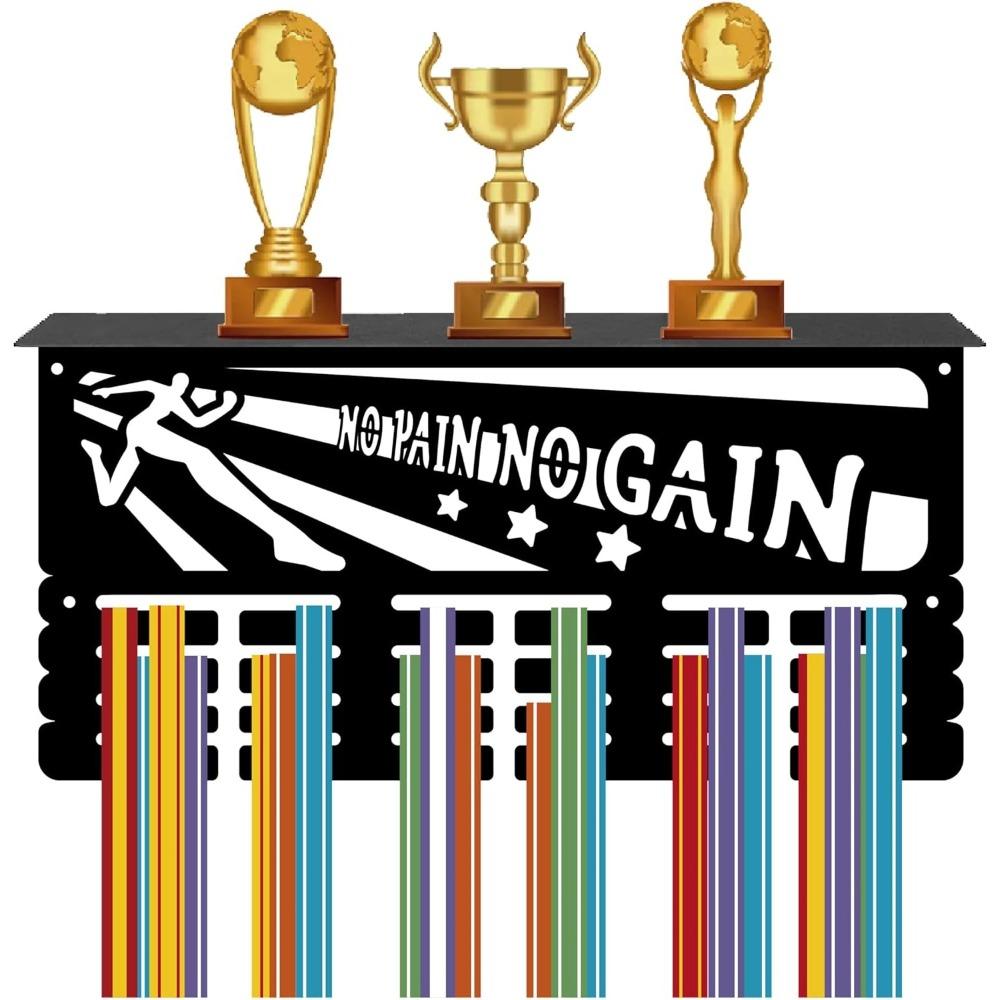 Metal Medal Holder Wall Mount 4 Rows Display Rack Trophy Shelf Stand Hold 70+ Medals for Sports Gymnastics Soccer Swimming Awards 15.7 x 7.9 Inch
Metal Medal Holder Wall Mount 4 Rows Display Rack Trophy Shelf Stand Hold 70+ Medals for Sports Gymnastics Soccer Swimming Awards 15.7 x 7.9 Inch