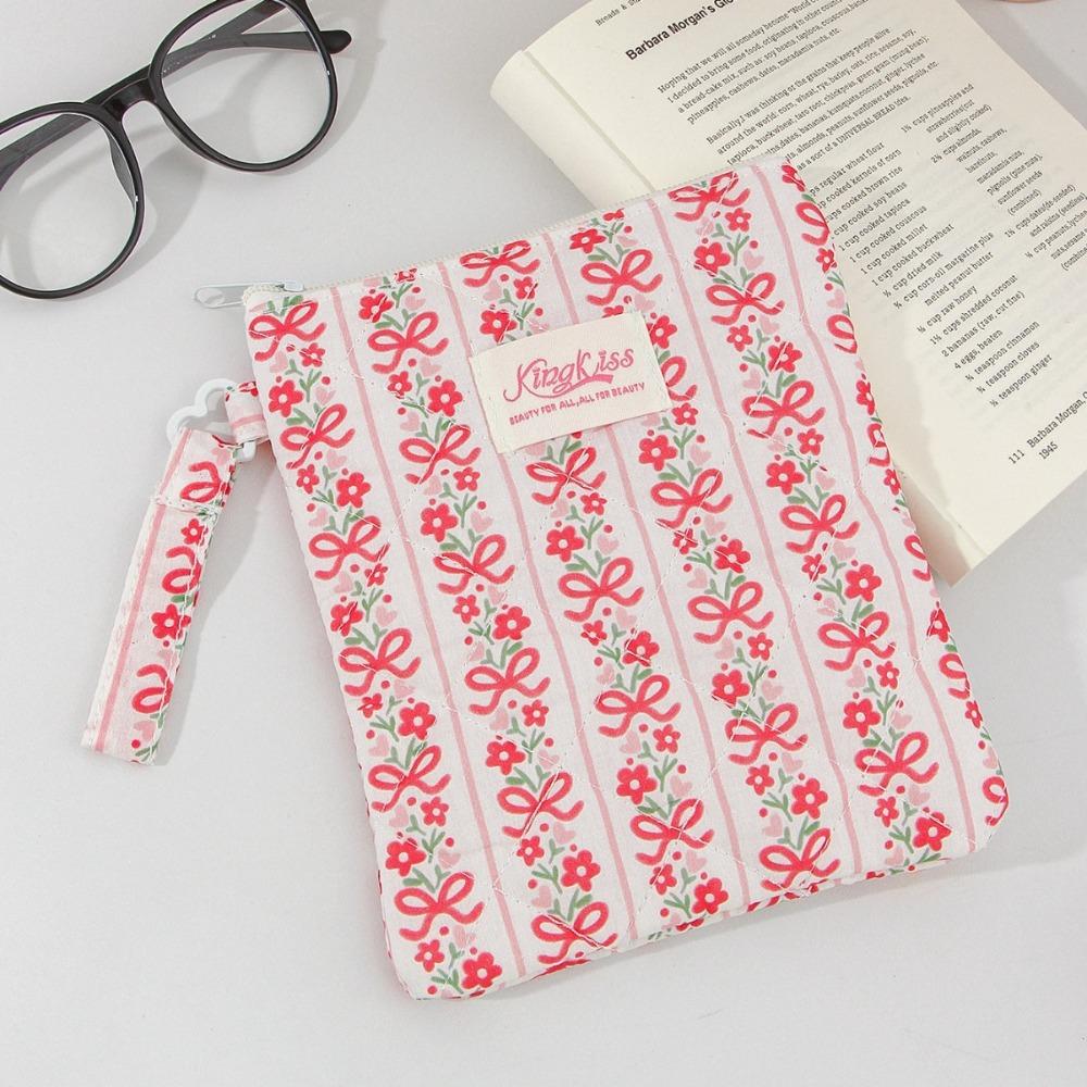 Handheld Storage Bag Floral Plaid Print Travel Pouch Fashion Tablet Bag Girl Handbag 3
Handheld Storage Bag Floral Plaid Print Travel Pouch Fashion Tablet Bag Girl Handbag 3