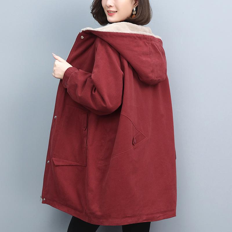 Women s Mid-Length Parka Coat - 2024 Style, Fleece-Lined, Cotton, Perfect for Autumn/Winter, Trendy and Thick for Moms. XXL кофейный
Women s Mid-Length Parka Coat - 2024 Style, Fleece-Lined, Cotton, Perfect for Autumn/Winter, Trendy and Thick for Moms. XXL кофейный