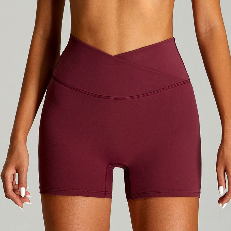 Cross V Waist Fitness Shorts Women High Waist Buttock Lifting European and American Yoga Pants Running Summer Sports Peach Hip Leggings Fuchsia L
Cross V Waist Fitness Shorts Women High Waist Buttock Lifting European and American Yoga Pants Running Summer Sports Peach Hip Leggings Fuchsia L