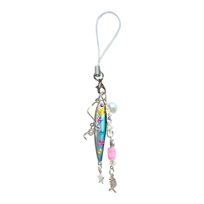 Realistic Bionic Fish Keychain Flexible Joints Design Phone Lanyard Hanging Accessory for Outdoor Enthusiasts
Realistic Bionic Fish Keychain Flexible Joints Design Phone Lanyard Hanging Accessory for Outdoor Enthusiasts