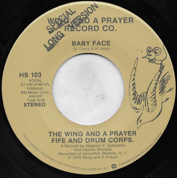 7inch Record WING & A PRAYER FIFE & DRUM CORPS. - Baby Face HS103 Wing And A Pray 1975 US Soul/Funk Used
7inch Record WING & A PRAYER FIFE & DRUM CORPS. - Baby Face HS103 Wing And A Pray 1975 US Soul/Funk Used