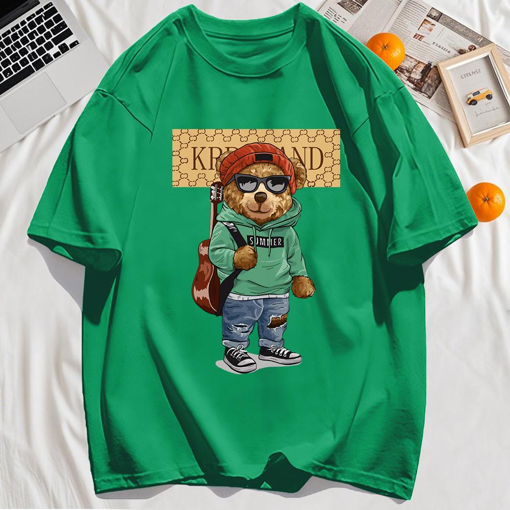 A Fashionable Teddy Bear Print Unisexs TShirts Cotton Hip Hop Short Sleeve Oversized Sports Clothes Summer Street T Shirts 4XL
A Fashionable Teddy Bear Print Unisexs TShirts Cotton Hip Hop Short Sleeve Oversized Sports Clothes Summer Street T Shirts 4XL