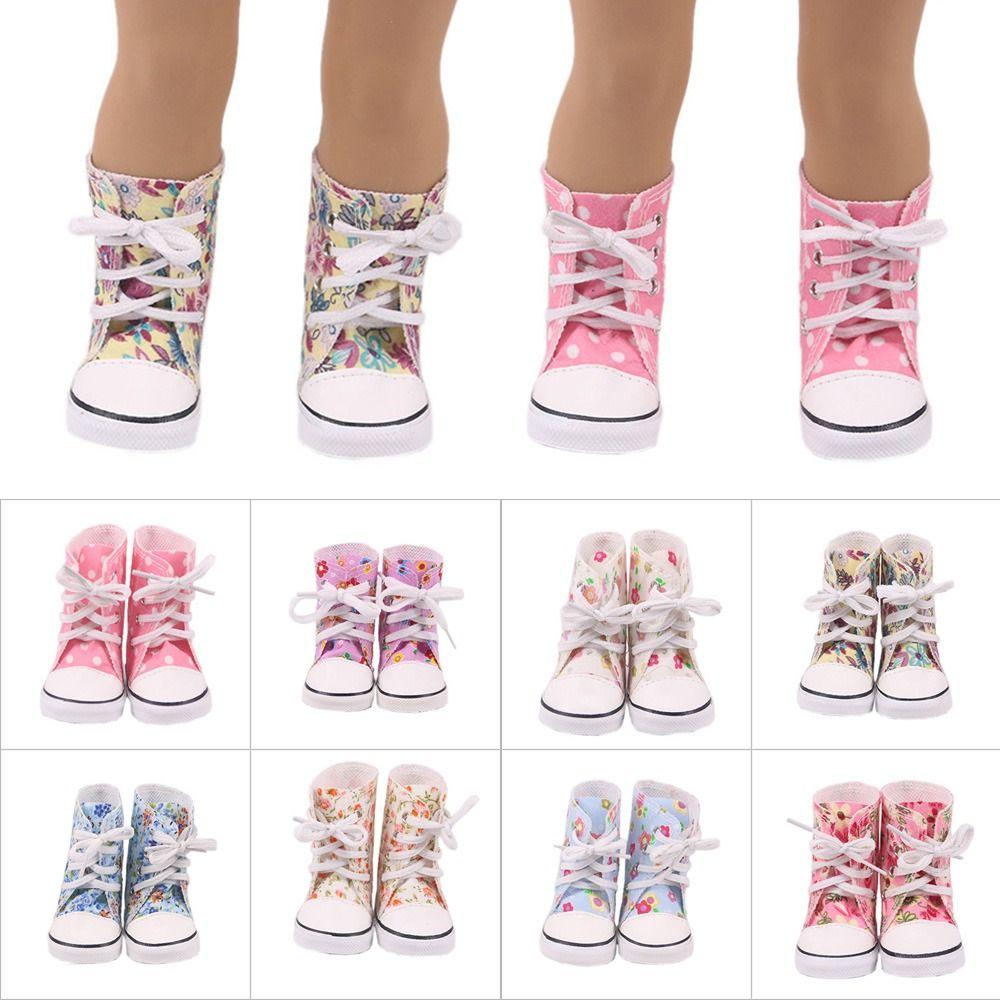 DIY Russia For 43cm Baby 7cm American Doll Shoes Flowers Sneakers Boots 18Inch Doll Canvas Shoes 8
DIY Russia For 43cm Baby 7cm American Doll Shoes Flowers Sneakers Boots 18Inch Doll Canvas Shoes 8