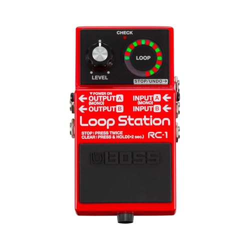 BOSS Boss Loop Station RC-1 Looper Compact Pedal Type Simple Operation Practice/Composition/Perfo...
BOSS Boss Loop Station RC-1 Looper Compact Pedal Type Simple Operation Practice/Composition/Perfo...
