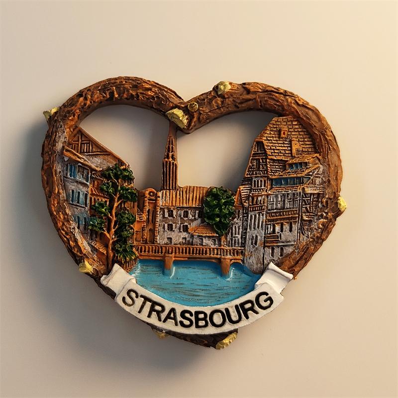 Europe France Strasbourg 3D Stereoscopic Tourism Souvenirs Resin painting Decoration home Refrigerator magnets
Europe France Strasbourg 3D Stereoscopic Tourism Souvenirs Resin painting Decoration home Refrigerator magnets