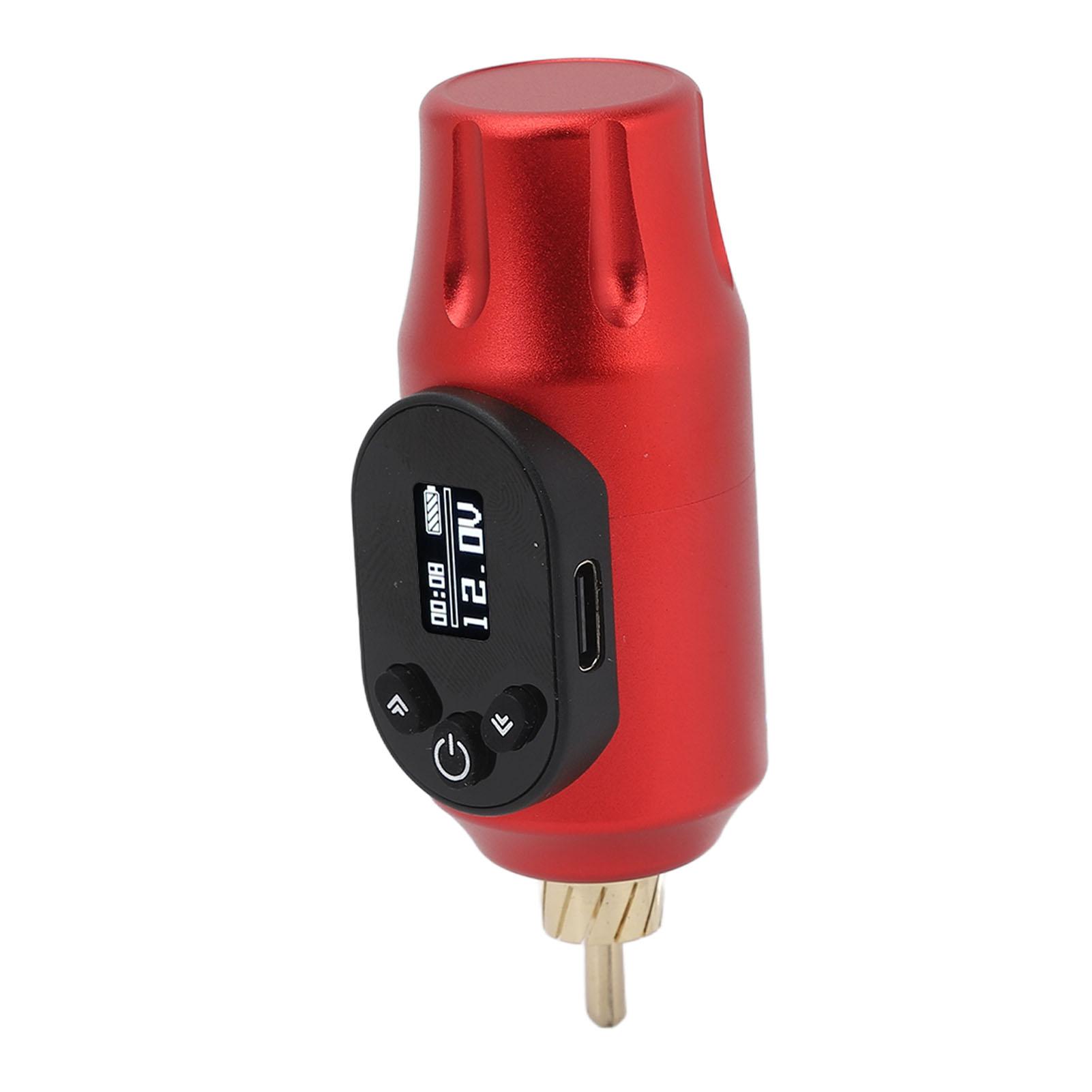 Беспроводной источник питания для татуировки, быстрая зарядка, OLED-дисплей, интерфейс RCA, батарея для ручки для татуировки, 2000 мАч красный
Беспроводной источник питания для татуировки, быстрая зарядка, OLED-дисплей, интерфейс RCA, батарея для ручки для татуировки, 2000 мАч красный