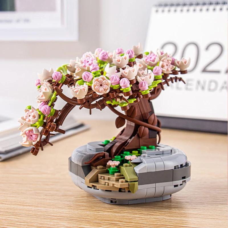 Mini Plant Bonsai Building Block Flower Plant Cherry Blossom Tree Potted Bouquet Model Bricks Home Decoration Toy For Kids Gifts
Mini Plant Bonsai Building Block Flower Plant Cherry Blossom Tree Potted Bouquet Model Bricks Home Decoration Toy For Kids Gifts