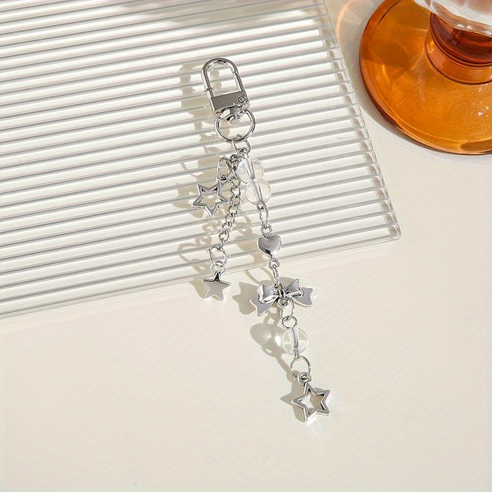 1pcs Fashion Love Pink Bead Bow Lanyard Door Buckle Mobile Phone Strap Key Chain Pendant Key Chain Five-Pointed Star Key Chain Other
1pcs Fashion Love Pink Bead Bow Lanyard Door Buckle Mobile Phone Strap Key Chain Pendant Key Chain Five-Pointed Star Key Chain Other