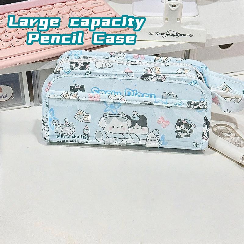 Cute Cartoon Cat Large Capacity Pencil Case Multi-Layer Student Stationery Pen Pouch Cosmetics Storage Bag ONESIZE
Cute Cartoon Cat Large Capacity Pencil Case Multi-Layer Student Stationery Pen Pouch Cosmetics Storage Bag ONESIZE