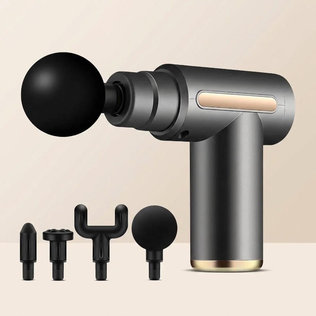 Fascial Gun Muscle Massage Deep Tissue Handheld Percussion Massager for Body Back Neck Leg Pain Relief сірий колір
Fascial Gun Muscle Massage Deep Tissue Handheld Percussion Massager for Body Back Neck Leg Pain Relief сірий колір